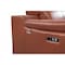 Homeroots 72in Camel And Silver Italian Leather Power Reclining Loveseat 477568 - alternate 4