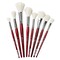 Silver Brush Silver Mops Round and Oval, White Brushes, 8-Piece Set MP-5663 - alternate 1