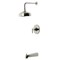 Kingston Brass Single-Handle Pressure Balanced Tub and Shower Faucet, Polished Nickel KB6336CML - alternate 1