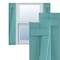 Ekena Millwork True Fit PVC, Two Board Joined Board-n-Batten Shutters w/Z-Bar, Pure Turquoise , 10 3/4W x 42H, PR TFP102BBF11X042PT - alternate 1