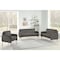 Office Star Products Sofa, CharcoalFabric, Polyester, 500lb Cap. SL5603-SK2 - alternate 5