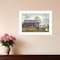 Homeroots Flower Wagon 2 White Framed Print Wall Art 407307 - alternate 2