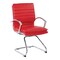 Office Star Products SPX Guest Faux Leather Chair, Red SPX23595C-U9 - alternate 1
