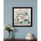 Homeroots Lantern on Books 1 Black Framed Print Wall Art 405311 - alternate 2