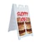 Signmission Sloppy Joes, A-Frame & 2 Decals Installed, Heavy-Duty Plastic Frame SBHD-D-2436-Sloppy Joes - alternate 1