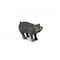 Homeroots 5" Black Cast Iron Pig Hand Painted Sculpture 483184 - alternate 1