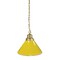 Holland Bar Stool Co Yellow Pendant Light, Brass Fixture BL1BRYw - alternate 1