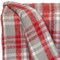 Homeroots Red Woven Cotton Plaid Throw Blanket 478662 - alternate 5
