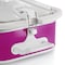Megachef 3.5 Quart Casserole Slow Cooker with 3 Temperature Settings in Purple 750123732M - alternate 2