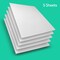 Flipside 11 in x 14 in Double-Sided White Foam Board, 3/16 in Thick, 5PK 11140-5 - alternate 3