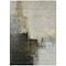 Homeroots 10' X 14' Khaki Light Green And Black Abstract Washable Indoor Outdoor Area Rug 603034 - alternate 5