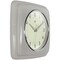 Infinity Instruments Square Retro Wall Clock, Stone Grey, 9.25 in 13228ST-4103 - alternate 3