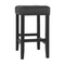 Alaterre Furniture Madison Backless Counter Height Stool Black Finish with Black PU AVMA21P0 - alternate 5