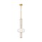Corbett Lighting Malachite 36.25 in. Chandelier Vintage Gold Leaf 492-36-VGL - alternate 3
