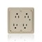 Leviton PlugsandRcptcls, 15A, 125VAC, Ivory, Nylon 5480-I - alternate 1