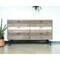 Homeroots 63" Natural and Ivory Solid Wood Six Drawer Double Dresser 518617 - alternate 4