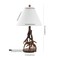 Jonathan Y Cabell 26" Farmhouse Rustic Iron LED Table Lamp, Brown/White JYL8501A - alternate 4