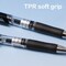 Deli Retractable Gel Pen 0.5mm, Black Ink, Soft Grip, 12PK EQ10420 - alternate 3