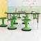 Flash Furniture Lucas Fixed Height Kids Flexible Active Stool w/Non-Skid Bottom in Green, 14in. Seat Height BFT-9001F-14-GRN-GG - alternate 3