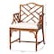 Bali & Pari Aella Marbled Tortoise Natural Rattan Armchair 268-14752-ZORO - alternate 3