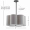 Jonathan Y Heather 20" Adjustable Metal LED Pendant, Oil Rubbed Bronze JYL9503A - alternate 4