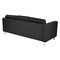 Office Star Products Pacific Sofa Couch, Black PAC53-R107 - alternate 3