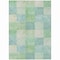 Homeroots 3' X 5' Blue Geometric Washable Indoor Outdoor Area Rug 608163 - alternate 4
