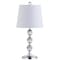 Jonathan Y Hudson 20" Crystal Mini LED Table Lamp, Clear/ Chrome JYL2026A - alternate 4