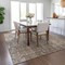 Homeroots 5' X 8' Beige Gray And Taupe Abstract Washable Indoor Outdoor Area Rug 577224 - alternate 3