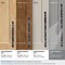 Amerock Carrione 10-1/16 inch 256mm Center-to-Center Marble Black/Polished Nickel Cabinet Pull BP36664MBKPN - alternate 2