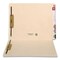 Medical Arts Press HD End Tab Fastener Folder, Straight Tab, Expands 0.75", 2 Fasteners, Letter Size, Manila, 50PK 31439 - alternate 2