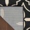 Homeroots 4' X 6' Black And Ivory Geometric Indoor Outdoor Area Rug 572555 - alternate 4