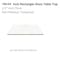Fab Glass And Mirror Rectangle Glass Table Top, 18in x 24in, Clear, Tempered, Wall Mirror, Safety Backing, Clear Finis T-18x24REC12THFLTE - alternate 1