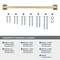 Amerock Mulholland 12 inch 305mm Center-to-Center Champagne Bronze Appliance Pull BP53532CZ - alternate 2