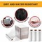 Wrightmaster 18 in. x 650 ft. 80 Gauge Heavy Duty Clear PET Stretch Wrap (4-Roll), 4PK ZR-18X650X80 - alternate 2