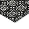 Homeroots 10' X 14' Black And Ivory Floral Washable Indoor Outdoor Area Rug 595930 - alternate 6