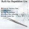 A2Z Scilab Tweezers, Fine Serrated Tip Curved Lab Forceps, 10 inch, Stainless Steel A2Z-ZR1120 - alternate 4