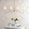 Jonathan Y Signe 47.5" 4-Light Classic Minimalist Iron Linear LED Pendant, Gold Painting JYL7913A - alternate 3