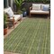 Homeroots 5' X 8' Olive Green And Lime Green Striped Washable Indoor Outdoor Area Rug 615062 - alternate 1