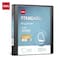 Deli Std Duty View Binder 1in, Letter, D-Ring, PVC-Free, Black, 12PK CF567-BK - alternate 1