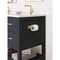 Amerock Glacio Clear/Golden Champagne Contemporary Single Post Toilet Paper Holder BH36061CBBZ - alternate 4