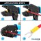 Kable Kontrol Copper and Nylon Butted Seam Spade Terminal, 16-14 AWG, Stud Size # 6, Blue, 100 Pcs, 100PK STNY-1614-6-BL - alternate 2