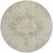 Homeroots 8' Sage Round Floral Medallion Washable Indoor Outdoor Area Rug 607934 - alternate 4
