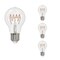 Bulbrite LED Filament 5W, Dimmable A19, Clear Glass, E26 Base, 2100K, 350 Lm, 4PK 862866 - alternate 1