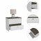 Homeroots 22" Wood Two Drawer Nightstand 477905 - alternate 2