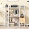 Homeroots 69" White Metal Closet System 590274 - alternate 2