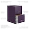 Space Solutions 14.25 in W 2 Drawer Vertical File Cabinet, Midnight Purple 25273 - alternate 12