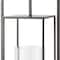 Homeroots 24" Black Geometric Metal Tabletop Lantern Candle Holder 608401 - alternate 2