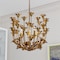 Vaxcel Camellia 5-Light Gold Flower Pendant Ceiling Chandelier Dining Room Fixture P0433 - alternate 3