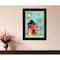Homeroots No Place Like Home 2 Black Framed Print Wall Art 407523 - alternate 2